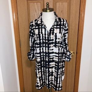 Calvin Klein button down tunic